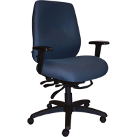 Chaises ergonomiques robustes Cierra , Tissu, Bleu, Capacit&eacute; 400 lb NRZ Safety Inc.