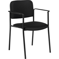 Stacking Chairs, Fabric, 32" High, 300 lbs. Capacity, Black NRZ Safety Inc.