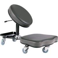 Flex Ergonomic Chair, Vinyl, Black/Grey NRZ Safety Inc.