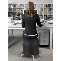 Zenergy Ball Chair, Vinyl, Black, 250 lbs. Capacity NRZ Safety Inc.