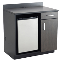 Armoire modulaire, M&eacute;lamine, 39" h x 36" la x 25" P, Nuit d'Asie/noir NRZ Safety Inc.
