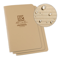 Notebook, Soft Cover, Tan, 48 Pages, 4-5/8" W x 7" L NRZ Safety Inc.