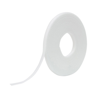One-Wrap&reg; Fastener Tape, Hook & Loop, 25 yds x 1/2", Self-Grip, White NRZ Safety Inc.