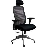 Era Series Adjustable Office Chair with Headrest, Fabric/Mesh, Black, 275 lbs. Capacity NRZ Safety Inc.