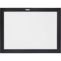 Black MDF Frame Whiteboard, Dry-Erase/Magnetic, 24" W x 18" H NRZ Safety Inc.