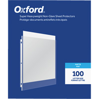 Oxford&reg; Heavyweight Non-Glare Sheet Protectors NRZ Safety Inc.