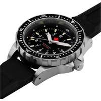 Red Maple Jumbo Diver's Quartz Watch, Digital, Battery Operated, 46 mm, Black NRZ Safety Inc.