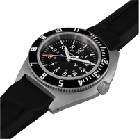 Steel Navigator with Date on Black 3-Piece Rubber Strap Kit, Digital, Battery Operated, 41 mm, Black NRZ Safety Inc.