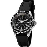 Steel Navigator with Date on Black 3-Piece Rubber Strap Kit, Digital, Battery Operated, 36 mm, Black NRZ Safety Inc.