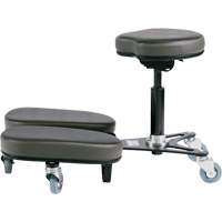 STAG4 Adjustable Kneeling Chair, Vinyl, Black/Grey NRZ Safety Inc.