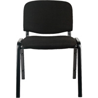 Stacking Chairs, Fabric, 32" High, 250 lbs. Capacity, Black NRZ Safety Inc.
