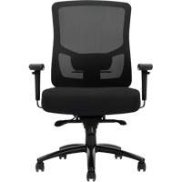 Raven 400 High-Back Heavy-Duty Synchro-Tilter, Mesh, Black, 400 lbs. Capacity NRZ Safety Inc.