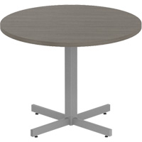 Table ronde &agrave; hauteur r&eacute;glable Newland, 36" lo x 36" la x 29" h, Dessus de 1", Stratifi&eacute;, Brun NRZ Safety Inc.