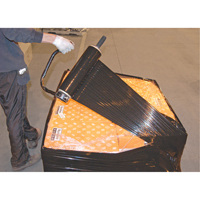 Stretch Wrap, 80 Gauge (20.3 micrometers), 18" x 1000', Opaque Black NRZ Safety Inc.