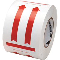 This Side Up Pictogram Special Handling Labels, 6" L x 4" W, Red on White NRZ Safety Inc.