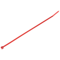 Intermediate Cable Ties, 8" Long, 40 lbs. Tensile Strength, Red NRZ Safety Inc.