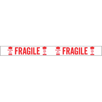 Bilingual Printed Tape – Fragile This Side Up , Red on White NRZ Safety Inc.