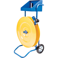 Strapping Dispenser, Polyester/Steel/Polypropylene Straps, 16"/8" Core Dia., 3"/8"/6" Roll Width NRZ Safety Inc.