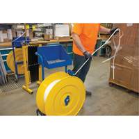 Strapping Dispenser, Polyester/Steel/Polypropylene Straps, 16"/8" Core Dia., 3"/8"/6" Roll Width NRZ Safety Inc.