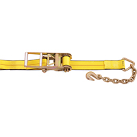 Tendeurs d'arrimage &agrave; cliquet, Crochet &agrave; chaîne, 3" , 30' , Charge d'utilisation max. 5400 lb (2450 kg) NRZ Safety Inc.