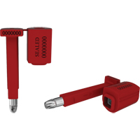 High Security Locktainer Security Seals, 3-1/4", Metal, Bolt Seal NRZ Safety Inc.