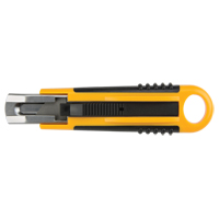 Self-Retracting Knife ATK1000, 18 mm, Carbon Steel, Plastic Handle NRZ Safety Inc.