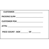 Generic Shipping Label, 4" W x 6" L, White NRZ Safety Inc.