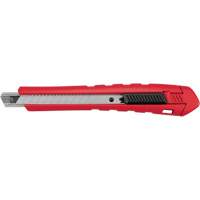 Snap-Off Knife, 9 mm, Carbide, Rubber/Polypropylene Handle NRZ Safety Inc.