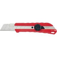 Snap-Off Knife, 25 mm, Carbide, Rubber/Polypropylene Handle NRZ Safety Inc.