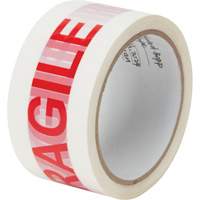 Ruban d'emballage Fragile, Adh&eacute;sif Thermofusible, 2 mils, 48 mm (2") x 100 m (328') NRZ Safety Inc.