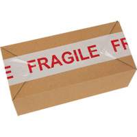 Ruban d'emballage Fragile, Adh&eacute;sif Thermofusible, 2 mils, 48 mm (2") x 100 m (328') NRZ Safety Inc.