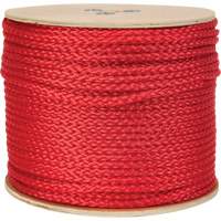Braided Red Rope, Polypropylene, 500' NRZ Safety Inc.