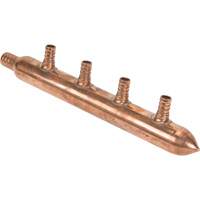 Four Branch Manifold, 3/4" Dia., Copper NRZ Safety Inc.