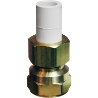 Transition Adapter, 1/2" Dia., Brass/CPVC NRZ Safety Inc.