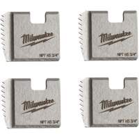 Matrices de tuyauterie portables NPT, Pour tuyau de 3/4", Acier rapide NRZ Safety Inc.