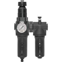 Manual Drain Filter, Regulator & Lubricator with Metal Bowl & Gauge Modulair 400, 1/2" NPT NRZ Safety Inc.