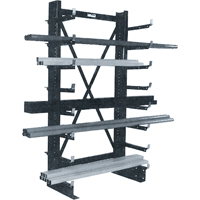 Single-sided Minitree&reg; Cantilever Rack, 36" W x 76-3/16" H NRZ Safety Inc.