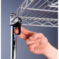 Super Adjustable Super Erecta Shelf&reg;, 4 Tiers, 36" W x 62-9/16" H x 18" D NRZ Safety Inc.