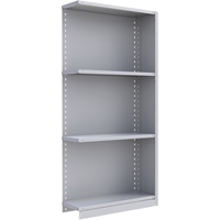 Interlok Shelving Unit, Steel, Boltless, 800 lbs. Capacity, 36" W x 76" H x 24" D NRZ Safety Inc.