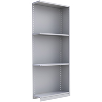 Interlok Shelving Unit, Steel, Boltless, 800 lbs. Capacity, 36" W x 88" H x 24" D NRZ Safety Inc.