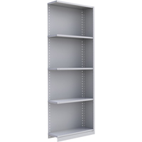 Interlok Shelving Unit, Steel, Boltless, 800 lbs. Capacity, 36" W x 100" H x 24" D NRZ Safety Inc.