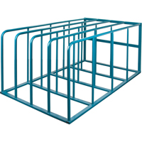 Standard Vertical Sheet Racks, 84" W x 50" D x 36-3/4" H, 4000 lbs. Capacity NRZ Safety Inc.