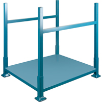 Stacking Racks, 48" W x 42" D, 4000 lbs. Capacity NRZ Safety Inc.
