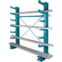 Cantilever Bar-Stock Racking - Light-Duty, Single Sided, 12" Arm, 75" H NRZ Safety Inc.