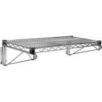 Ensemble d'&eacute;tag&egrave;re murale en treillis, Simple Support, 200 lb Capacit&eacute;, 14" p NRZ Safety Inc.