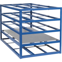 Horizontal Sheet Racks, 103" W x 55" D x 48" H, 2000 lbs. Capacity NRZ Safety Inc.