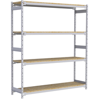&eacute;tag&egrave;re-classeur de grande largeur, Acier, 4 Tablettes, 72" la x 18" p x 84" h NRZ Safety Inc.