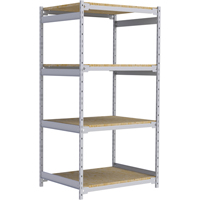 Wide Span Record Storage Shelving, Steel, 4 Shelves, 42" W x 32" D x 84" H NRZ Safety Inc.