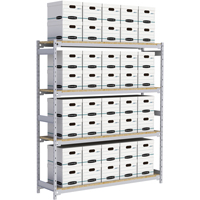&eacute;tag&egrave;re-classeur de grande largeur, Acier, 4 Tablettes, 72" la x 18" p x 84" h NRZ Safety Inc.