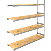 &eacute;tag&egrave;re-classeur de grande largeur, Acier, 4 Tablettes, 72" la x 18" p x 84" h, Ensemble Ajout NRZ Safety Inc.